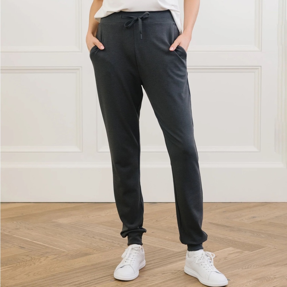 Bamboo Jogger Pants Cozy Earth size small gray
